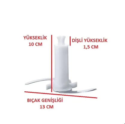 Braun Blender 1500 ML Hazne Bıçağı MQ778 , MQ9097X , MQ9078X